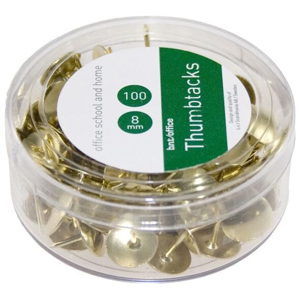 Καρφίτσες Stickn από ορείχαλκο bnt/Office 100τεμ/πακ - (100 τεμ.)