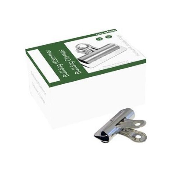 Stickn Μεταλλικός συνδετήρας χαρτιού bnt 57mm bulldog 12τμχ/πακ - (12 τμχ.)