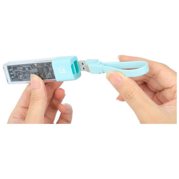 4-Portowy Hub USB 3.2 Gen1 Typ-A/C do 4x USB-A 3.0 181020