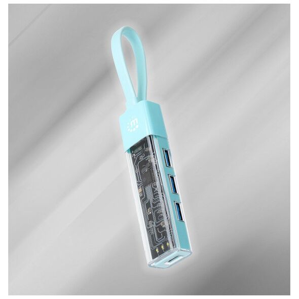 4-Portowy Hub USB 3.2 Gen1 Typ-A/C do 4x USB-A 3.0 181020