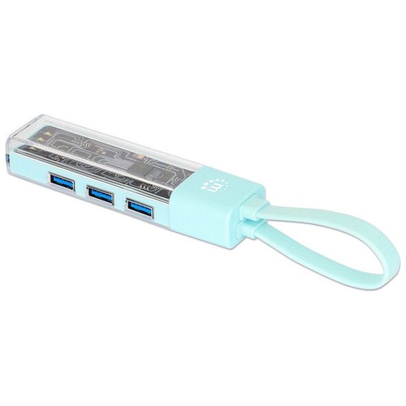4-Portowy Hub USB 3.2 Gen1 Typ-A/C do 4x USB-A 3.0 181020