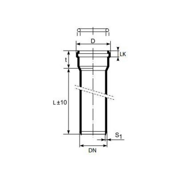 Magnaplast Σωλήνας με καμπάνα HTEM HTplus (10300)