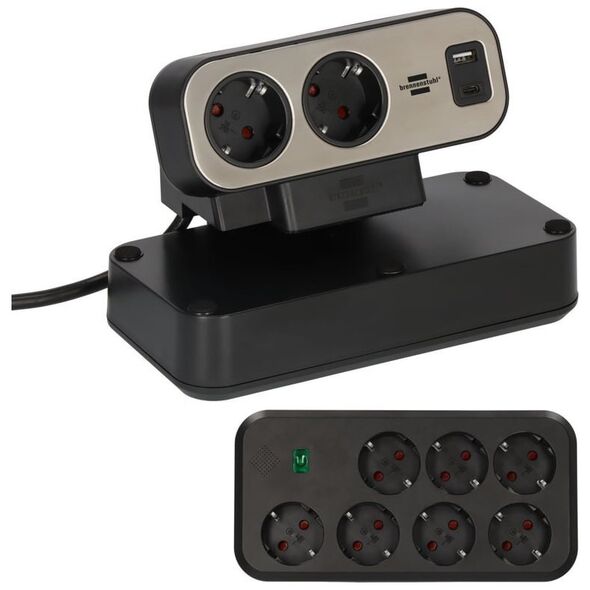 Πολύπριζο Brennenstuhl TSL ESTILO DUPLEX 7+2 USB TSS
