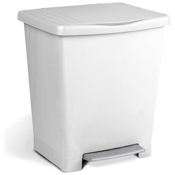 Κάδος Πεντάλ Millenium 23L λευκός 8411801101414