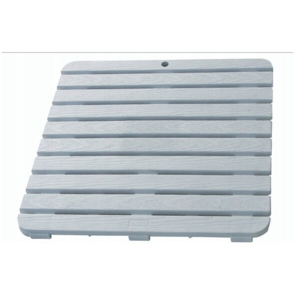 Shower mat 55x55cm white 8411801206744