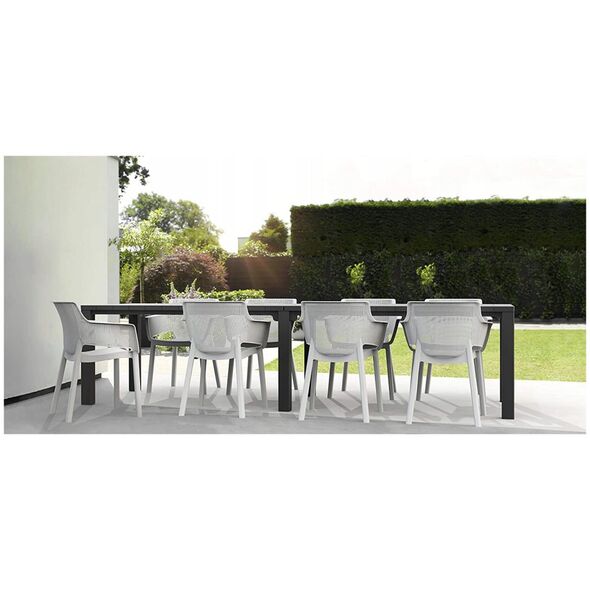 Τραπέζι κήπου Julie Double Table (2 διαμορφώσεις) γκρι 8711245150376