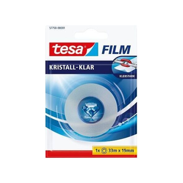 Tesa TESA 57758, 33 m, Translucent, 19 mm, 1 pc(s)