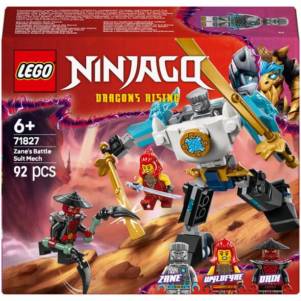 Ninjago Mech με την πολεμική πανοπλία του Zane (71827)