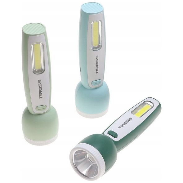 Φακός επαναφορτιζόμενος LED COB TS-2251 Tiross