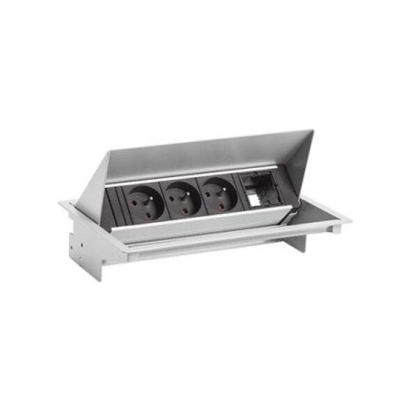 Σετ BACHMANN CONEO 3xUTE 1xCM 0.2m GST18 λευκό αλουμίνιο