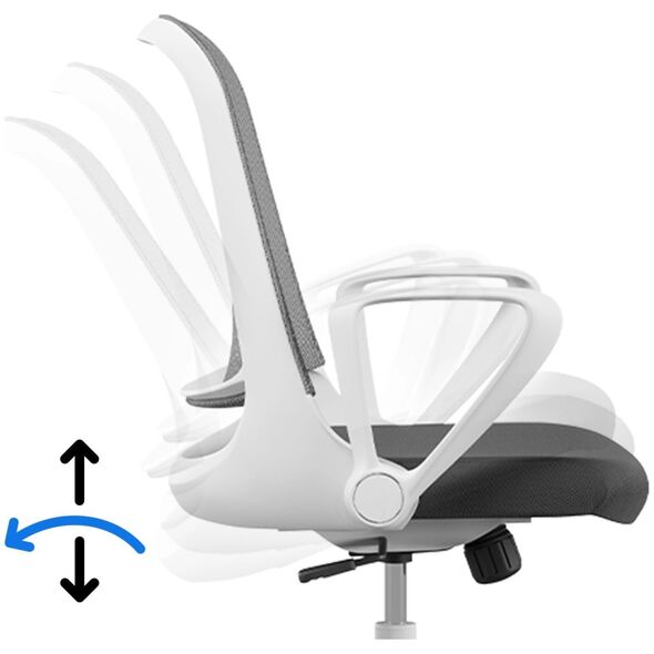 Καρέκλα γραφείου SENSE7 Sopty Λευκό-γκρι