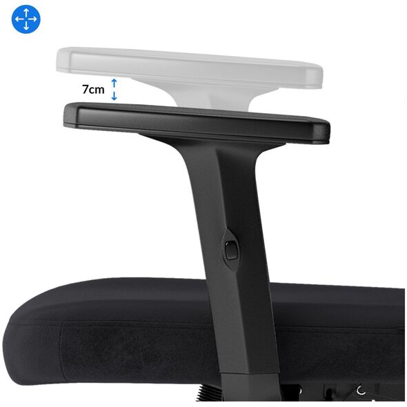 Καρέκλα γραφείου SENSE7 Veno Μαύρο 13182080 5902659845252