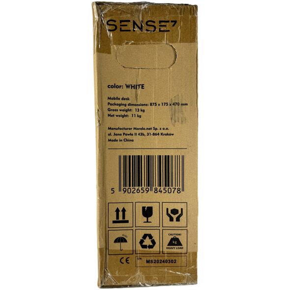 Μετατροπέας γραφείου SENSE7 Λευκό 81 cmx40 cm