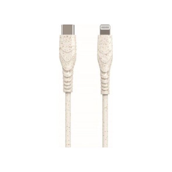 Καλώδιο USB BIOnd USB-C - Lightning 2 m Λευκό (BIO-20-TIP)