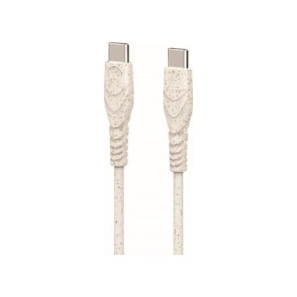 Καλώδιο USB BIOnd USB-C - USB-C 2 m Λευκό (BIO-20-TT)