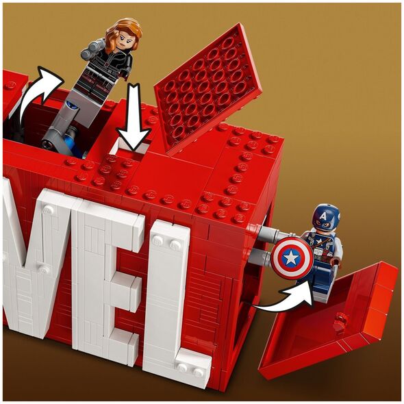 Λογότυπο Marvel MARVEL με φιγούρες (76313)