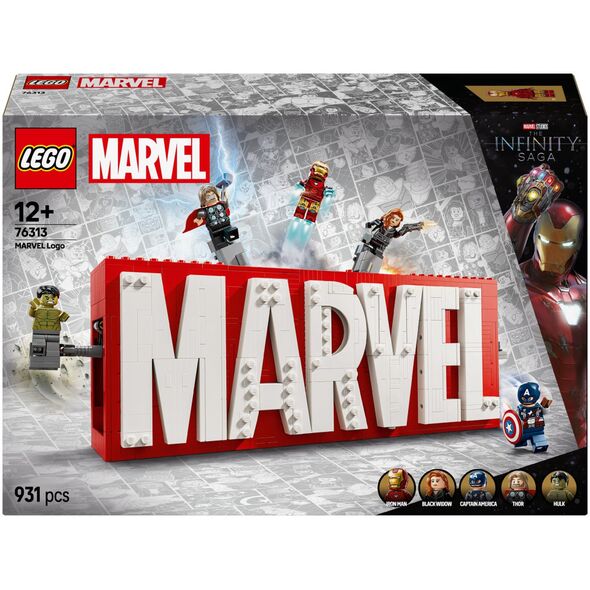 Λογότυπο Marvel MARVEL με φιγούρες (76313)