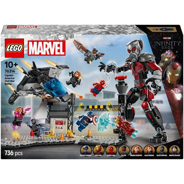 LEGO Marvel Captain America: Εμφύλιος Πόλεμος - Μάχη (76314)