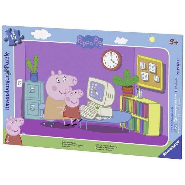 Ravensburger Παζλ 15 Peppa στον υπολογιστή 061235