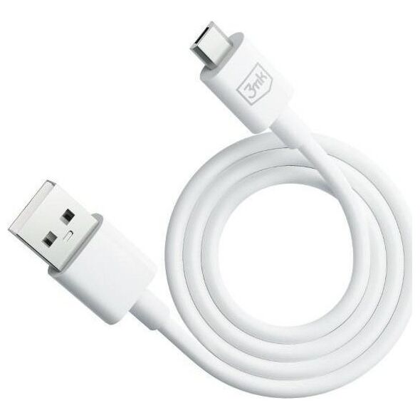 3MK USB-A - καλώδιο microUSB 1,2 m Λευκό (5903108541176) 13185557 5903108541176