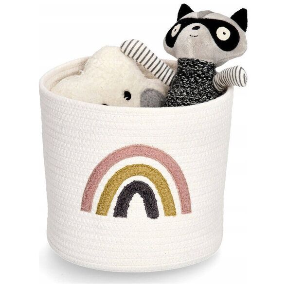 Zeller Καλάθι αποθήκευσης από πλεκτό RAINBOW, Ø 25 cm