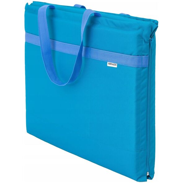 Hobbygarden Πτυσσόμενο Στρώμα-Τσάντα Παραλίας Μπλε 177x54 cm