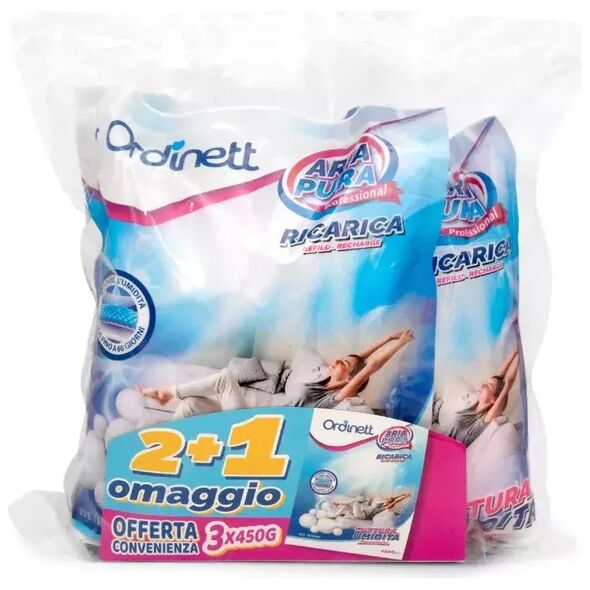 ORDINETT Ανταλλακτικό απορροφητή υγρασίας 3 τεμ. x 450g ουδέτερη οσμή 1231142