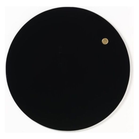 NAGA Μαύρος μαγνητικός γυάλινος πίνακας 25 cm (70201)