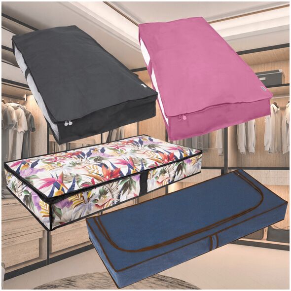 Κουτί αποθήκευσης ρούχων 107x50x15cm Γκρι 8000303317340