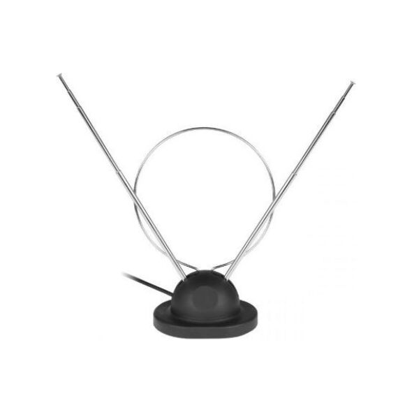 Εσωτερική κεραία τηλεόρασης με ομοαξονικό καλώδιο και βάση - ANT0016-3