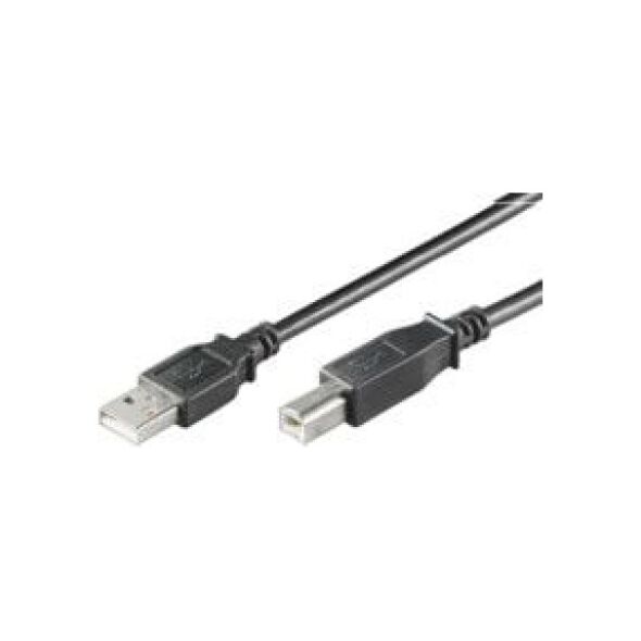 Καλώδιο USB MicroConnect USB-A - USB-B 0.5 m Μαύρο (USBAB05B)