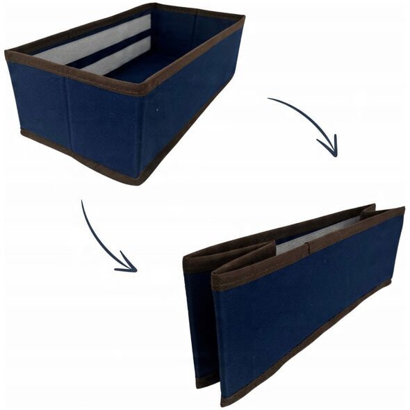 Κουτί με διαχωριστικά M 30 5x15 5x10cm Μπλε 8004226010104