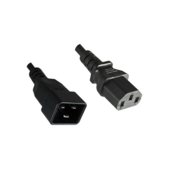 Καλώδιο τροφοδοσίας MicroConnect Προέκταση, C13 - C20, 2m (PE030620)