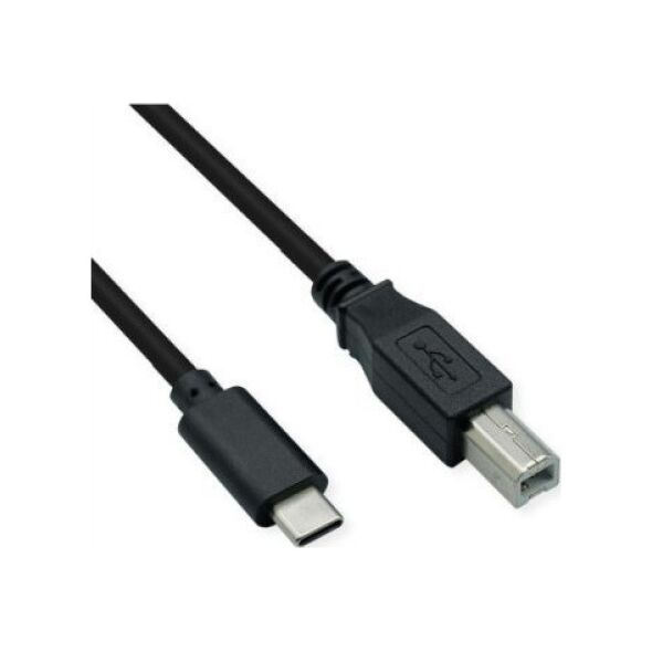 Καλώδιο USB Roline ROLINE USB 2.0 Τύπος C Καλώδιο C - B ST/ST μαύρο 3m