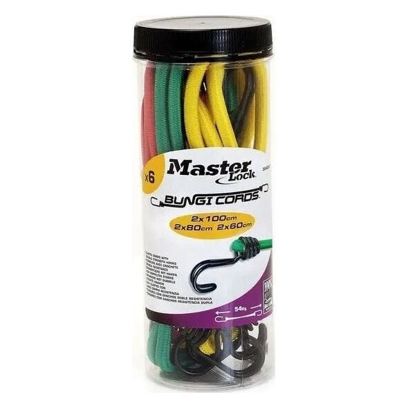 MasterLock 6x1 Master Lock Bungee Cords Twin Wire 3040EURDAT