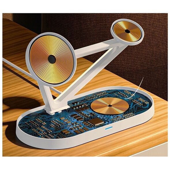 Ασύρματος φορτιστής Tech-Protect A41 3σε1 QI15W, λευκός