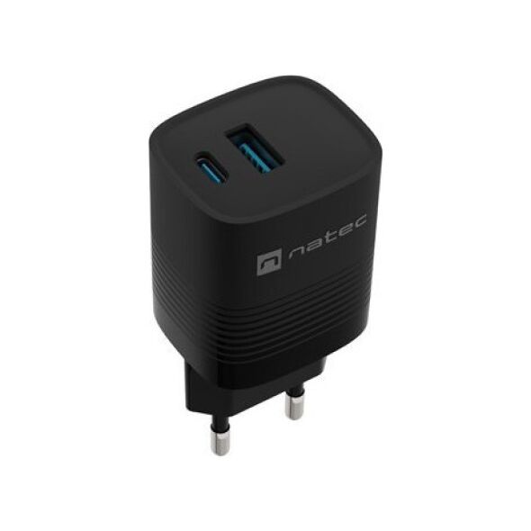 Φορτιστής Natec Ribera GAN 1x USB-A 1x USB-C 30W (NUC-2141)