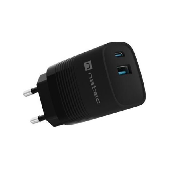 Φορτιστής Natec Ribera GAN 1x USB-A 1x USB-C 30W (NUC-2141)