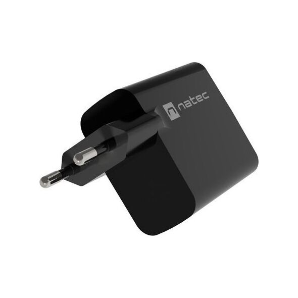 Φορτιστής Natec Ribera GAN 1x USB-A 1x USB-C 65W (NUC-2145)