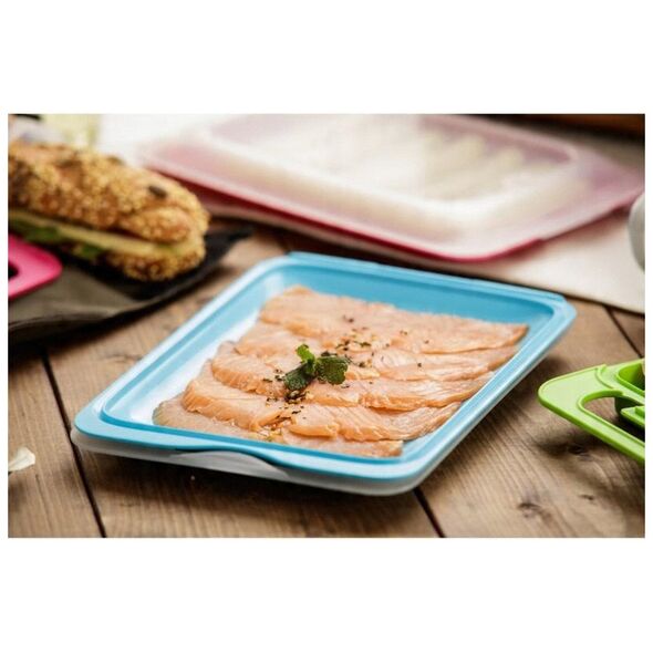 Δοχείο αποθήκευσης τροφίμων για κρύα κομμένα προϊόντα Fresh 17x25 2x3 2cm ποικιλία 8411801222720