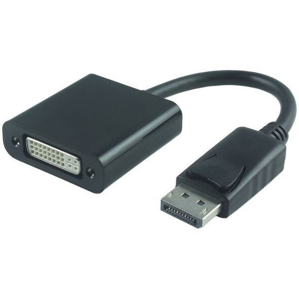 Προσαρμογέας AV MicroConnect DisplayPort - DVI-I μαύρο (DPDVI015)