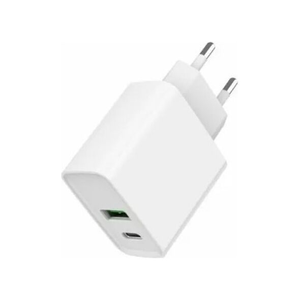 Φορτιστής Gembird 1x USB-A 1x USB-C (TA-UC-PDQC20-01-W)