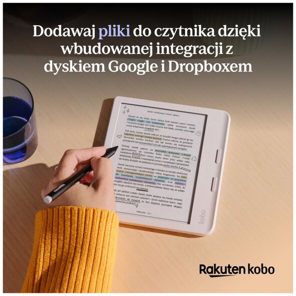 Kobo Libra Color reader λευκό (N428-KU-WH-K-CK)