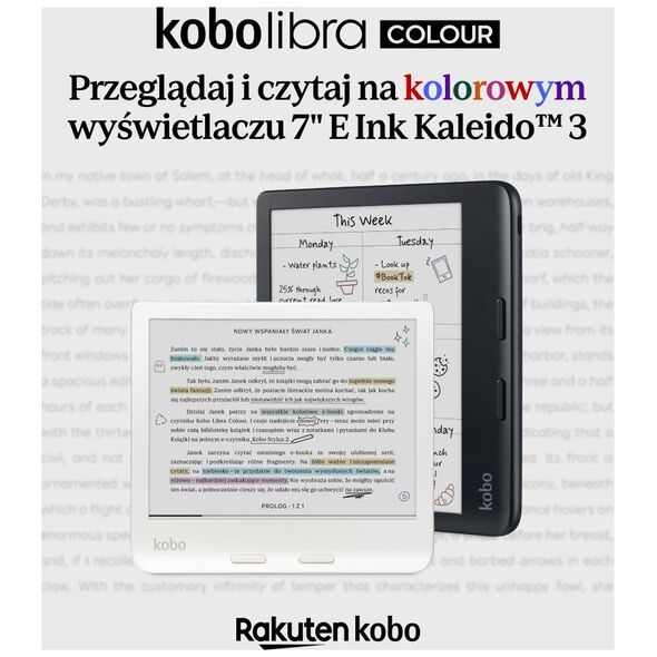 Kobo Libra Color reader λευκό (N428-KU-WH-K-CK)