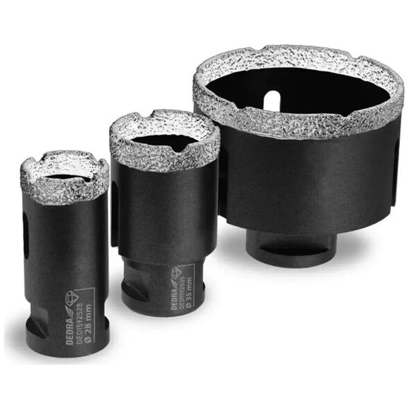 Dedra Σετ διαμαντοκορώνες VB 3τμχ. 28,35,68mm