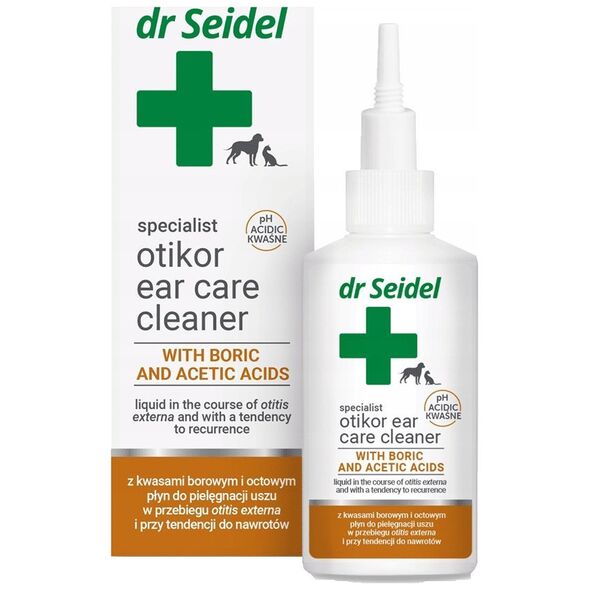 Derma-Pharm DR SEIDEL OTIKOR ΥΓΡΟ ΓΙΑ ΤΑ ΑΥΤΙΑ ΜΕ ΒΟΡΙΚΟ ΚΑΙ ΟΞΙΚΟ ΟΞΥ 75ml /12