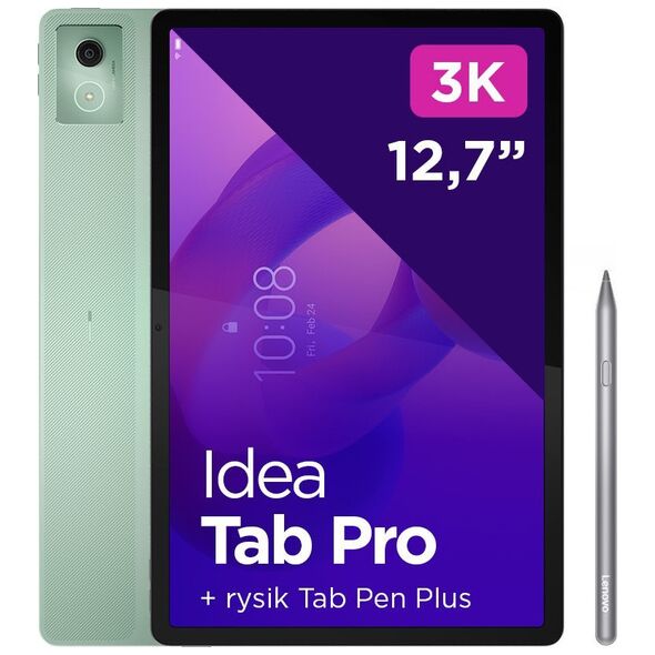 Tablet Lenovo Idea Tab Pro 12.7" 128 GB Πράσινο + γραφίδα (ZAE40188PL)