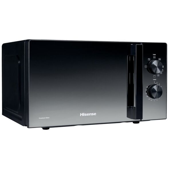 Φούρνος μικροκυμάτων Hisense 20 L 700 W με καθρέφτη/μαύρο