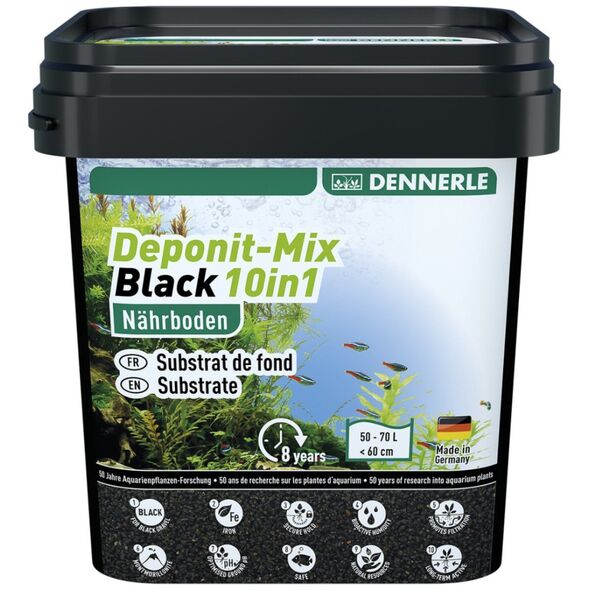 Dennerle Dennerle Deponit Mix Μαύρο 10σε1 2,4kg