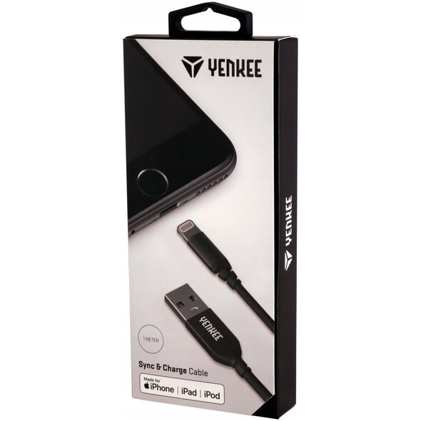Καλώδιο USB Yenkee YCU 611 BK USB / lightning 1m YENKEE